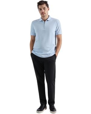 Haggar Classic Fit Sport Travel Performance Dress Pants - Blue