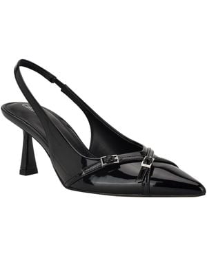 Calvin Klein Tulissa Tapered Heel Slingback Pumps - Black
