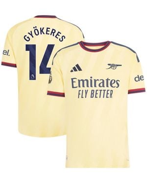 adidas Viktor Gyoekeres Arsenal 2026/27 Third Slim-fit Authentic Jersey - Metallic
