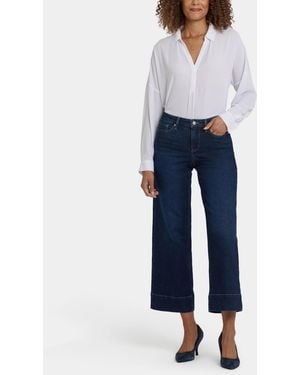 NYDJ Teresa Wide-leg Ankle Jeans - Blue