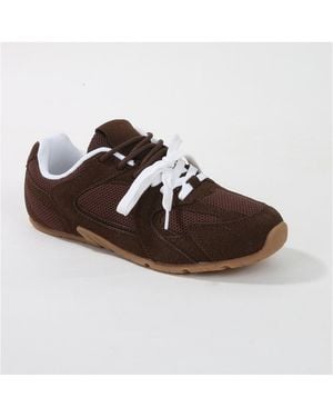 BERNESS Lula Retro Mesh Sneakers - Brown