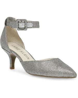 Anne Klein Fabulist Pointed Toe Pumps - Gray