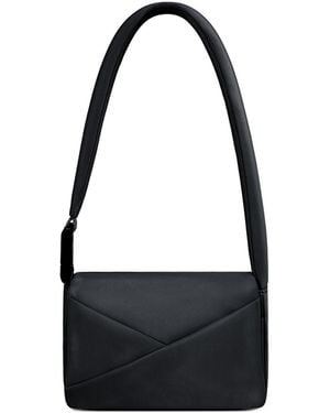 Lux & Nyx Mini Origami Flap Convertible Crossbody & Handbag - Black