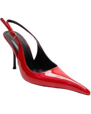 Prologue Shoes Candy Pointed Toe Stiletto Pump - Red