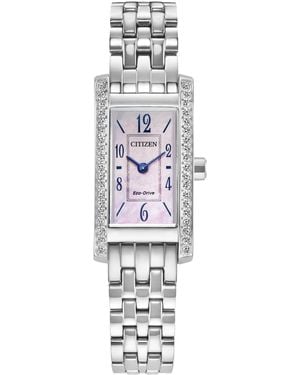 Citizen Classic Petite Palidoro Stainless Steel Bracelet Watch - White