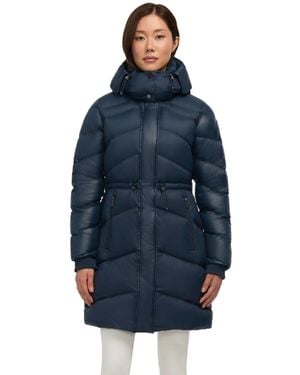Pajar Saturn Mid-length Quilted Puffer - Blue