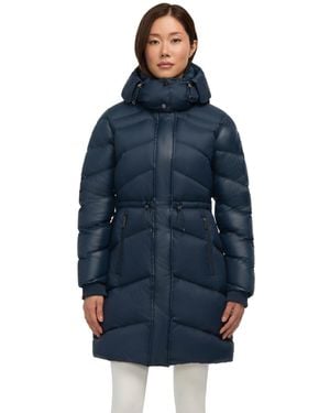 Pajar Saturn Mid-length Quilted Puffer - Blue