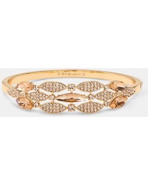 Givenchy Crystal Triple-row Bangle Bracelet - White
