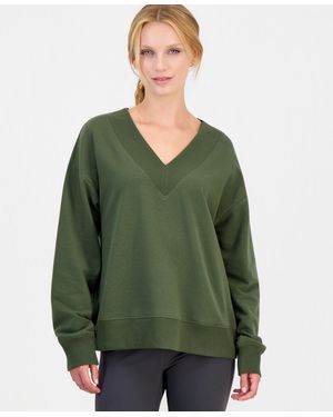 ID Ideology Fleece V-neck Sweatshirt - Black