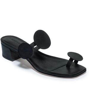 Bernardo Jupiter Moon Low Heel Sandal - Black