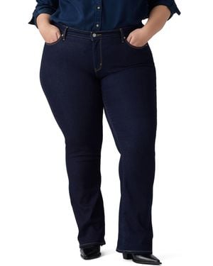 Levi's Plus Size Classic Mid-rise Bootcut Jeans - Blue