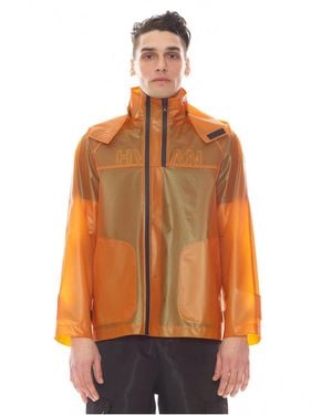 Hvman Chosen To Prevail X Cult Hvman Raincoat - Orange