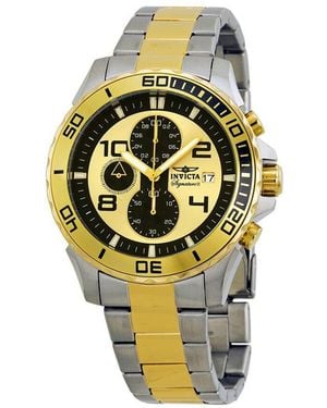 INVICTA WATCH 7391 Signature Quartz Chronograph Dial Watch - Metallic