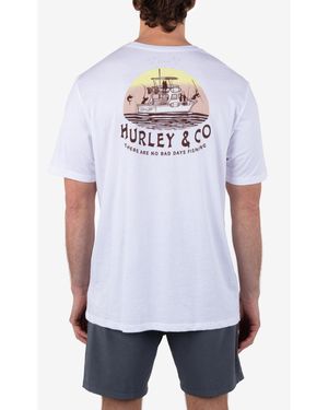 Hurley Everyday Heavy Nets Short Sleeve T-shirt - White