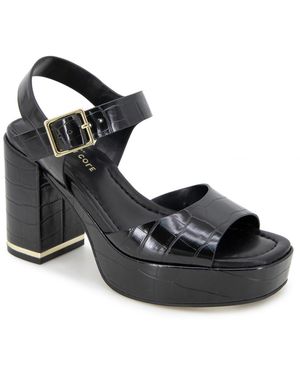 Kenneth Cole Darla Pu Sandal - Black