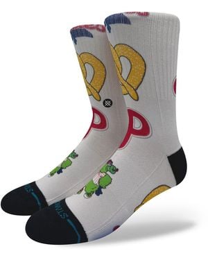 Stance And Philadelphia Phillies Local Crew Socks - Gray