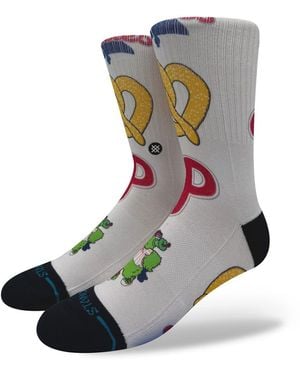 Stance And Philadelphia Phillies Local Crew Socks - Gray