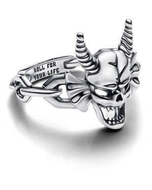 PANDORA Stranger Things Hellfire Club Ring - Gray