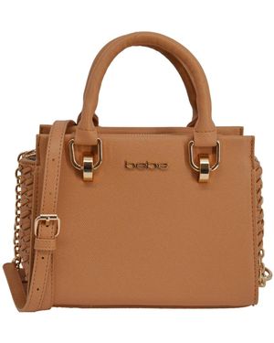 Bebe Katriel Small Satchel Crossbody Bag - Brown