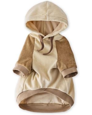 Pet Passion Cooper Ii The Velour Hoodie - Natural