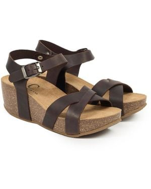 Celtic & Co. Crossover Wedge Sandal - Multicolor
