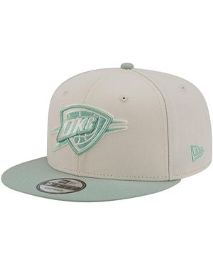 KTZ Oklahoma City Thunder Snapback Color Pack Structured Baseball Cap - Gray