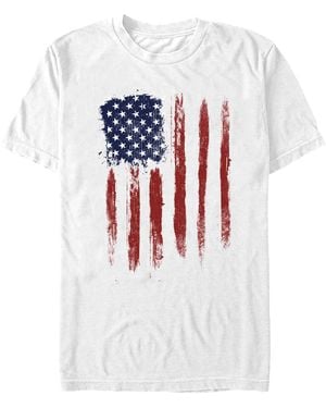 Generic Additude American Grunge Short Sleeve T-shirt - White