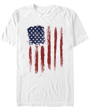 Generic Additude American Grunge Short Sleeve T-shirt - White