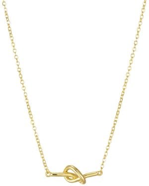 st. Moran Knotted Bar Gloria Necklace - Metallic