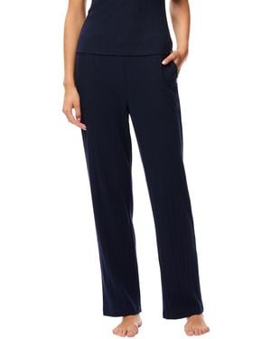 Gap Pointelle Mid Rise Pajama Pants - Blue
