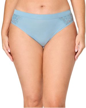 Bali Breathe Lace High-cut Underwear Dfcmhh - Blue