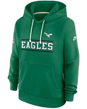 Nike Philadelphia Eagles Sideline Standard Issue Alternate Dri-fit Hoodie - Green