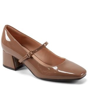 Square Toe Buckle Closure Dress Shoe Easy Spirit Women's Janica3 Mary Jane  Pump - Comfort Dress Shoes With Arch Support & Block Heel Mary Janes  Walking Shoes