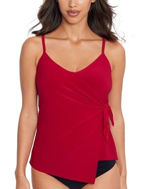 Magicsuit Solids Carma Tankini Top - Red