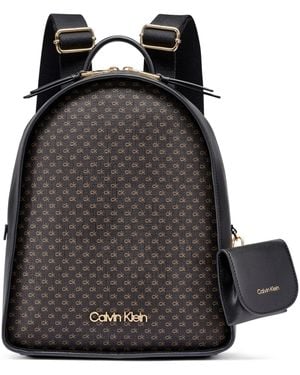 Calvin Klein Kyren Adjustable Strap Backpack Messenger - Black