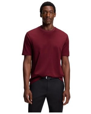 BOSS Boss By Mercerised-cotton T-shirt - Red