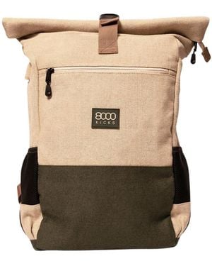 8000Kicks Everyday Hemp Water-repellent Backpack - Natural