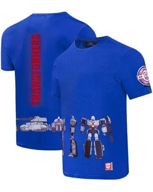 FREEZE MAX And Transformers Barricade T-shirt - Blue