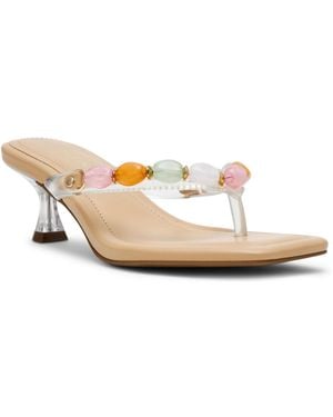 Anne Klein Gwenn Slip-on Dress Sandals - White