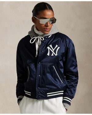Polo Ralph Lauren Ny Yankees Bomber Jacket - Blue