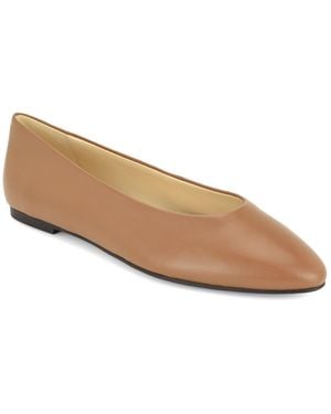 Nine West Valore Slip-on Dress Ballet Flats - Natural