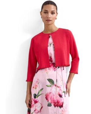 Phase Eight Mimi Knit Cover Up Cardigan - Red