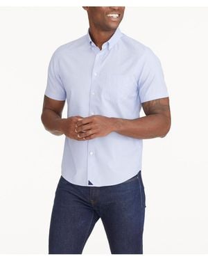 UNTUCKit Regular Fit Wrinkle-free Short-sleeve Hillstowe Button Up Shirt - White