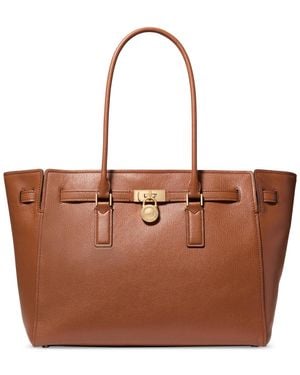 Michael Kors Michael Hamilton Leather Extra Large Tote - Brown
