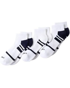 Lands' End 3-pack Half Cushion Performance Quarter Socks - Blue