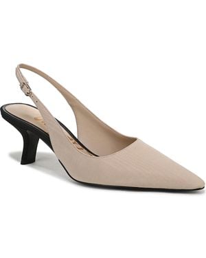 Sam Edelman Bianka Slingback Kitten-heel Pumps - White