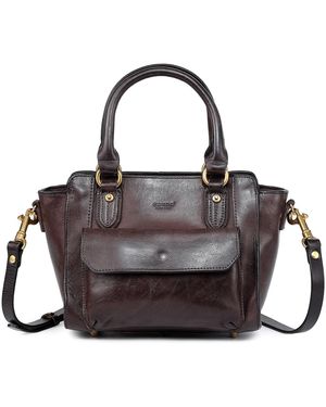 Old Trend Pansy Satchel - Black