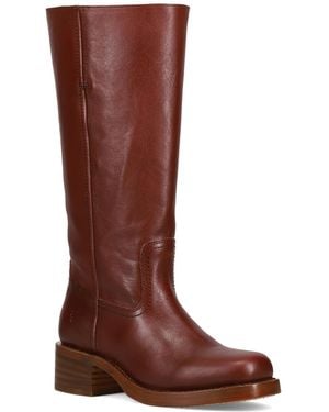 Frye Campus In River Wide Calf Pull-on Boots - Brown