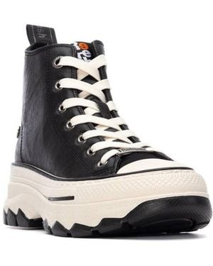 Xti Refresh Collection Suede High Top Sneakers - White