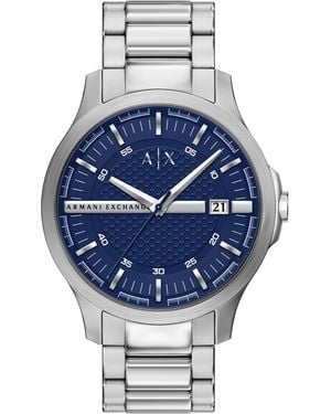 ARMANI EXCHANGE | Qurtz Three-hnd Dte Stinless Steel Wtch 46mm - Gray